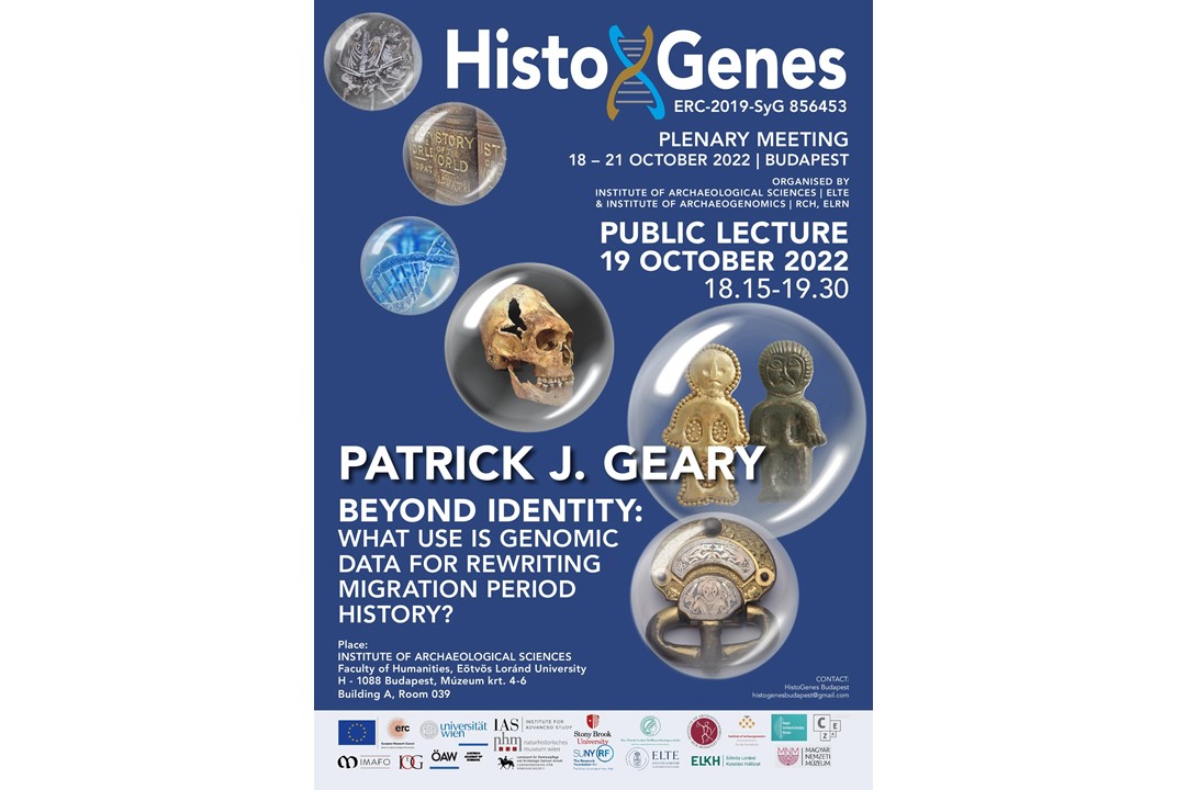 Patrick J. Geary professzor előadása a HistoGenes ERC plenáris meetingen